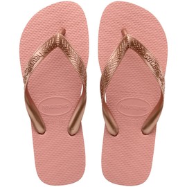 Havaianas Women's Top Tiras Flip Flop Sandal, Rose Nude, 6 M US