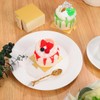 50pcs 3.54x3.3inch Mousse Cupcake Square Base Paper Cupcake