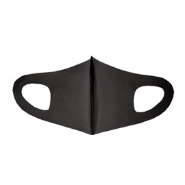 Washable Warm Mask, 3D Design Mask (Black, M-L)