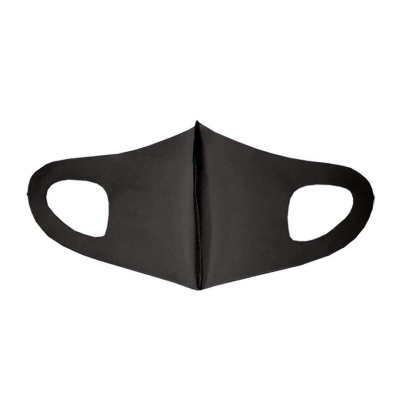 Washable Warm Mask, 3D Design Mask (Black, M-L)