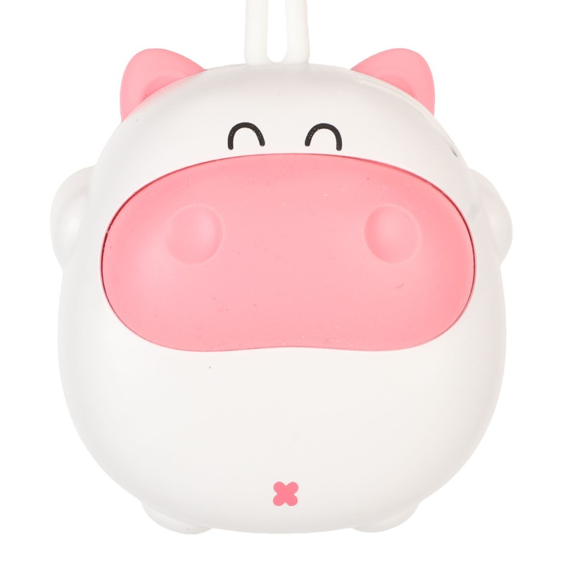 Mini Hanging Neck Fan USB Rechargeable 3 Speeds Bladeless Hands