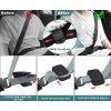 Unbranded/Generic 2PCS Adjustable Shoulder and Neck Seat Belt Adjuster Compatible