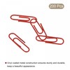 sourcing map Paper Clips Small Size 1.1 Inch Vinyl Coated