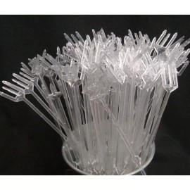 Homeford Bulk Plastic Cardette Holder Sticks Place Card Holder Wedding - 10 pack, 9"