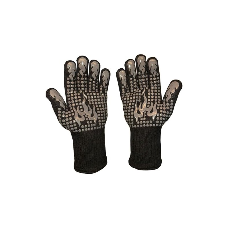 Chimsoc Heat and Flame Resistant Protective Gloves for Wood Burning