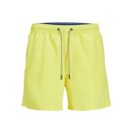 JACK & JONES Men's Jpstfiji Jjswim Solid Ly Sn Shorts, Blazing Yellow/Detail: Solid, M, Blazing yellow/detail: solid