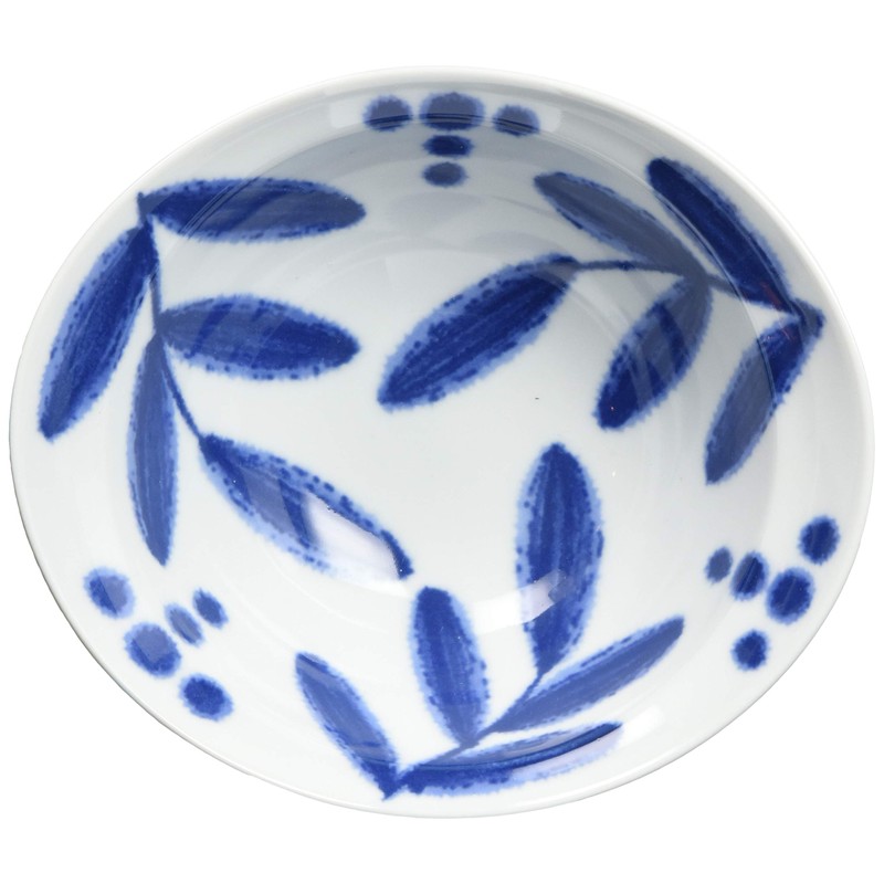 Hasamiyaki 14758 Vanilla Rim Bowl (S), Diameter 5.5 inches (14