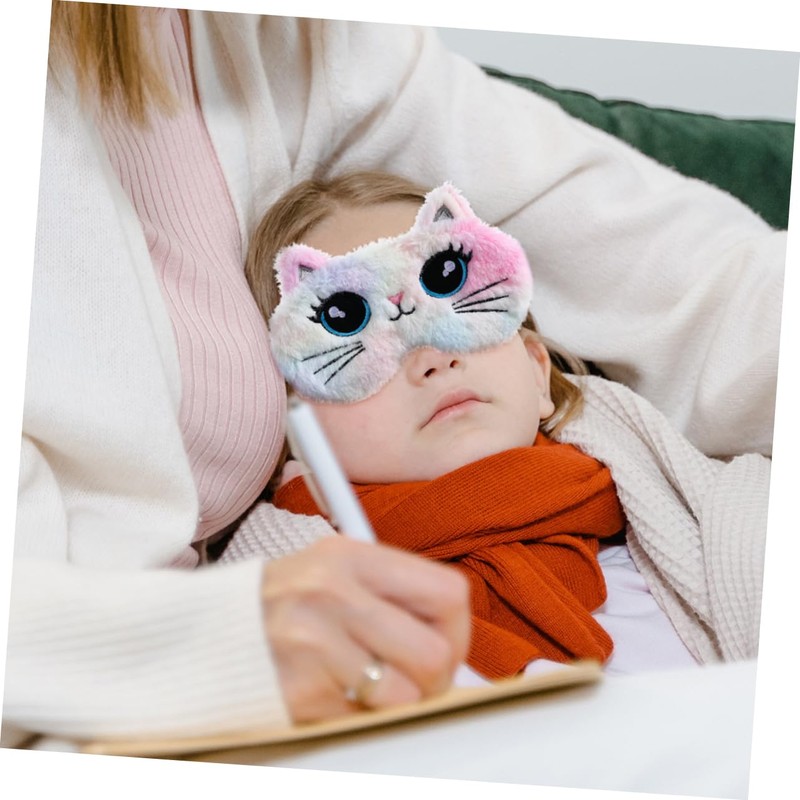 minkissy Plush Eye Mask Blindfold for Naps and Light Blocking
