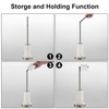 BGL Toilet Paper Holder Brushed Nickel 2 Pack Standing On