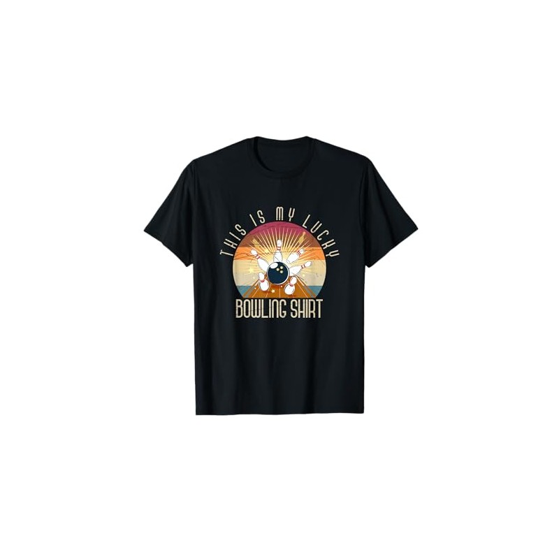 Sport Squadra Di Bowling Idea Regalo Retro Bowling Maglietta