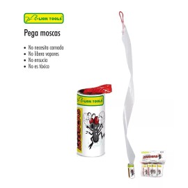 Pega Moscas Efectivos 4 Rollos Super Pegamento Lion Tools