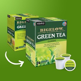 Bigelow Green Tea Keurig Single-Serve K-Cup Pods, 24 Count
