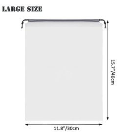 YMCCOOL 12pcs Transparent Shoe Bags for Travel 11.8in X 15.7in Protable Clear shoe bags for storage with rope,large drawstring bags for travel Men and Women