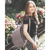 Jahn-Tasche – Very large leather rucksack / teacher rucksack size XL made out of buffalo leather, grey, model 670