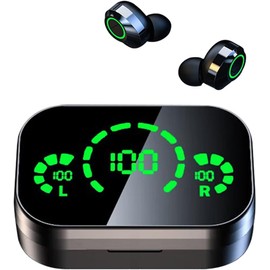 ENGFYADSY AI Language Translator Earbuds Real Time, Supports 144 Languages, Earphone 3-in-1 Accents，Headphones Language Earbud Translators Bluetooth & APP for Travel, Business, and Learning（Black）