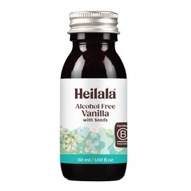HEILALA - Alcohol Free Pure Vanilla Extract - With Vanilla Bean Seeds - Hand-Selected, Ethically Sourced & Cold-Pressed - 50ml