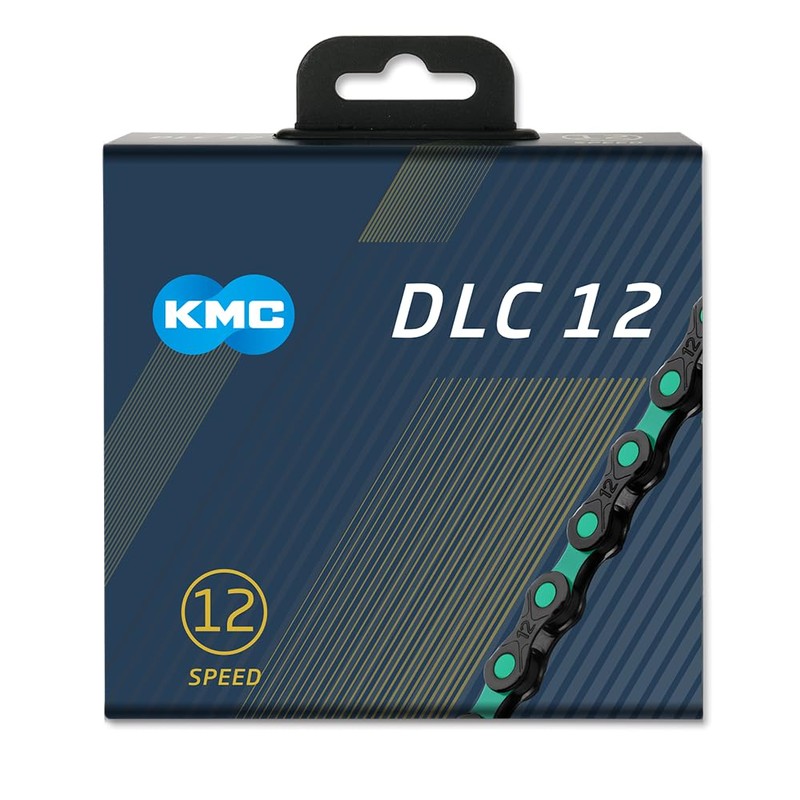 KMC DLC12 12 Speed Chain, 126 Links, Celeste