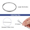 sourcing map 98.4ft (30m)316 Stainless Steel Wire Rope, 5/128" (1mm)
