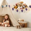 Dremisland Stuffed Animal Toy Net Hammock with Star Light Boho