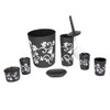 Plastic Floral Printed 7-Piece Bathroom Accessory Set by Home Basics