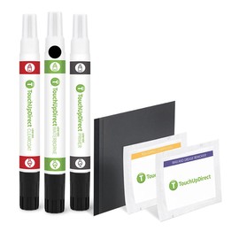 TouchUpDirect IND006 Thunder Black Smoke Compatible With Indian Exact Match Touch Up Paint Pen+Brush Applicator - Platinum Kit