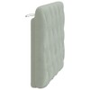 vidaXL Velvet Headboard Cushion in Light Gray - Decorative Bedroom