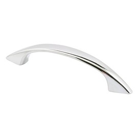 Prime-Line U 9051 Cabinet Door Pull Handle, Chrome Plated, 3 In. Hole Center (2 pack)