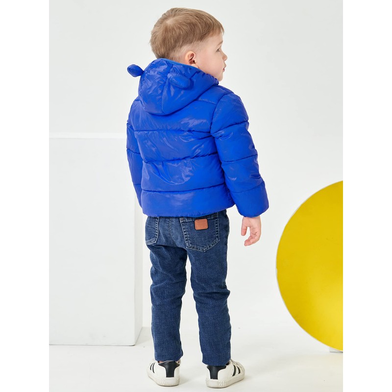 ARTMINE Abrigos de invierno con capucha para bebés y niñas,