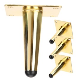 4 Piezas Patas De Muebles De Metal 3.93X3.14X3.14In Reemplazo para Silla Sofá Cama Gabinete Y Mesa Base Estable para Levantar Muebles Y Cambiar Pies V