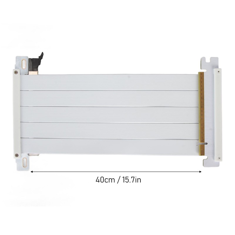 PCIE 4.0 X16 Riser Cable High Speed Flexible Double Sided