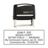 Arkansas Notary Self-Inking Rubber Stamp - Meets State Specifications