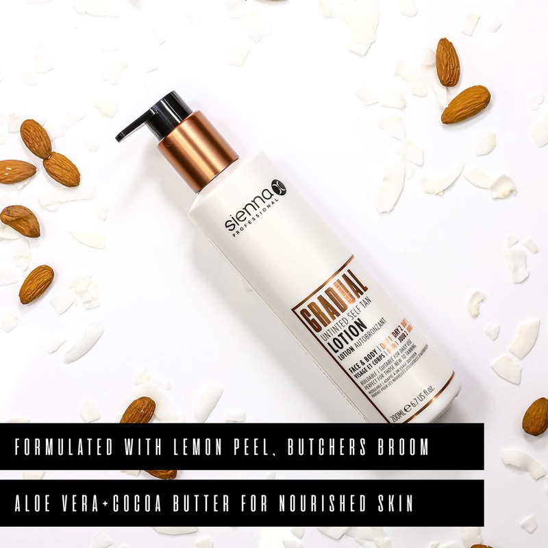 Sienna X Untinted Gradual Self Tan Lotion 200ml. For A