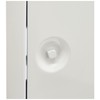 Upmann Steel Galvanised Inspection Door Softline White with Square Lock,