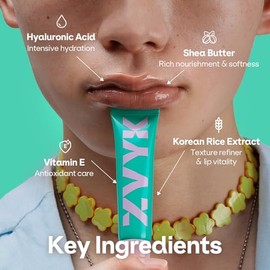 Máscara de labios durante la noche y bálsamo labial hidratante - Tratamiento labial coreano para labios secos agrietados y agrietados - Acabado brilla