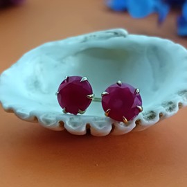 Efulgenz Indian Studs Earrings for Women Round Stud Cubic Zirconia Earrings Studs Indian Earring for Women