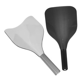 FRCOLOR 2PCS Hairdressing Shield Paddles Reusable Barber Face Cover for Hair Dyeing Conditioning Styling Comfortable Design for Salons Barbershops