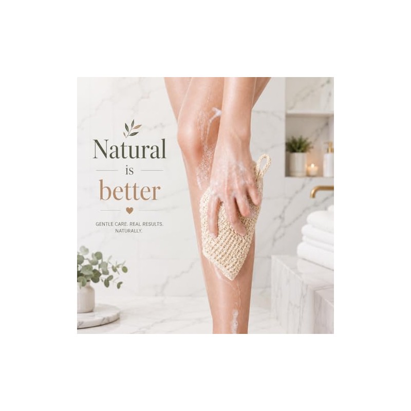 April Angels Toallita Sisal 100 Natural Exfoliación Suave Una Piel