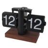 Flip Down Clock Digital Mechanical Retro Folding Clock with Thick