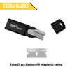 XW 7-Pack Razor Scraper Set, 4 PCS All-Metal Razor Blade