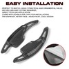 x xotic tech Carbon Fiber Pattern Paddle Shifter Extensions Cover