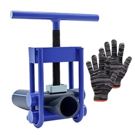 BIAXJUNY Gas Pipe Squeeze-Off Tool，Pipe Squeeze Off Tool，For 1/2-2.5in PE/PPR/PVC Plastic Water Pipe or Natural Gas Pipeline，Pipe Blocker，Water shut off tool，(Blue)