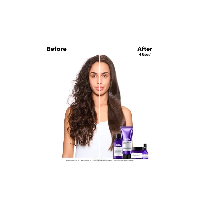 L'Oréal Professionnel Keratin Alpha Sleek Shampoo Profesional | Sin sulfatos