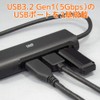 Rattle System USB Type-C Gigabit LAN Adapter with USB Hub