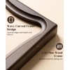 Afuly 5x7 Wood Picture Frame MCM Walnut Wooden Photo Frame