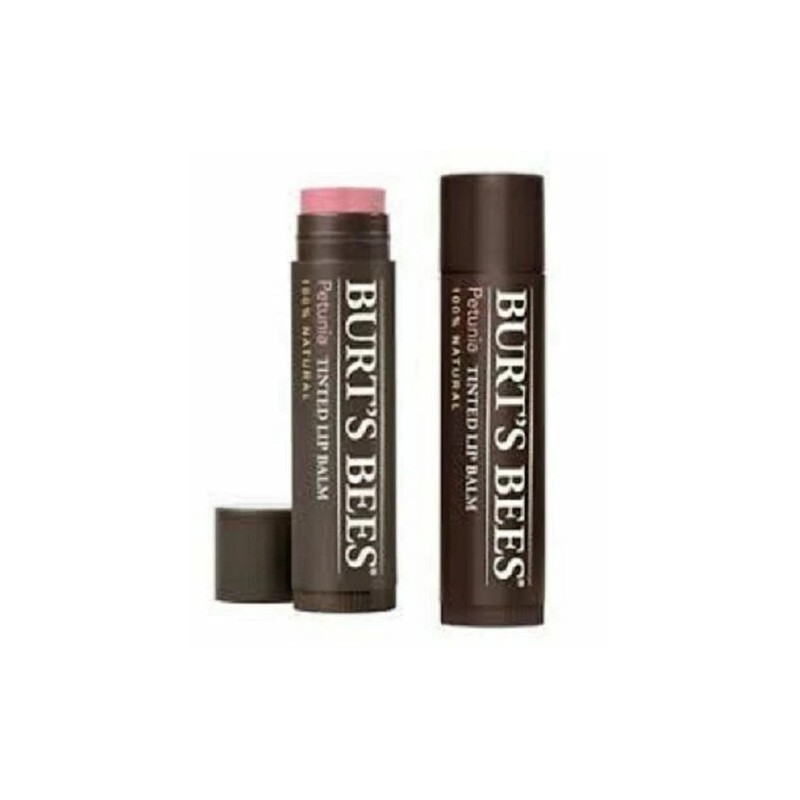 Bálsamo labial tintado Burt's Bees "Petunia" 100 % natural 0,15