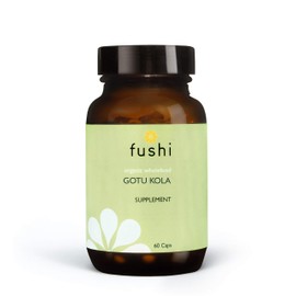 Fushi Organic Gotu Kola Capsules, 60 Caps | Fresh-Ground Whole Food | Ayurvedic Herb for Memory & Concentration | Helps Skin Problems, Varicose Veins & Wounds | Ethical & Vegan | Made in the UK