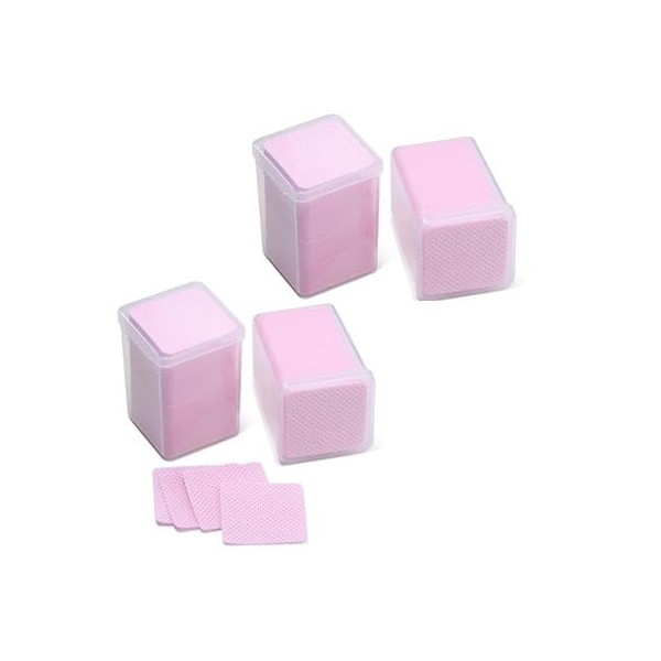 ANNAFRIS Eyelash Extension Glue Wipes 800Pcs Cotton Pads Non-Woven Glue