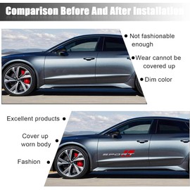 HHLOU for Sport Letter Decal, Truck Side Vinyl Sticker Fit for Ford Chevy Dodge Nissan Toyota Honda /2 PCS 16 inch