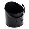 HomeZone Black Coal Bucket Fireside Accessories Kindling, Log, Coal &