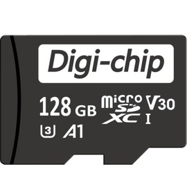 Digi-Chip 128GB Micro SD Memory Card for Tapo Cameras, Class 10 UHS-1 V30 Video High Speed Tapo Camera Memory Card for Wi Fi Security Cameras